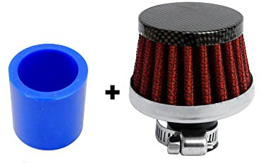 Simoni Racing ABTC Kit Pop-off con Mini Filtro Aria Conico Carbon Look per Abarth ed Alfa Romeo