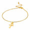 unift Ankh Croix Bracelet Cheville Pour Femme Fille En Acier Inoxydable Égyptien Clé De Vie Croix Bracelet Cheville Mode Charme Ankh Croix Amulette Bijoux (or)