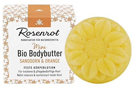 Rosenrot Feste Mini Bodybutter - Sanddorn & Orange, 20g (2 x 20g)