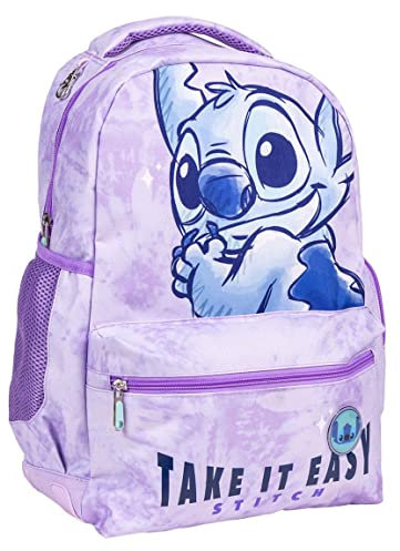 CERDÁ LIFE'S LITTLE MOMENTS Mochila Escolar Grande de Stitch, Niños, Multicolor, Estándar