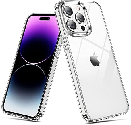 UNBREAKcable Case for iPhone 14 Pro Max Crystal Clear, [Anti-Yellowing] Shockproof Protective Transparent Phone Case for Apple 14Pro Max - 6.7 inch 2022, Soft TPU, Hard PC