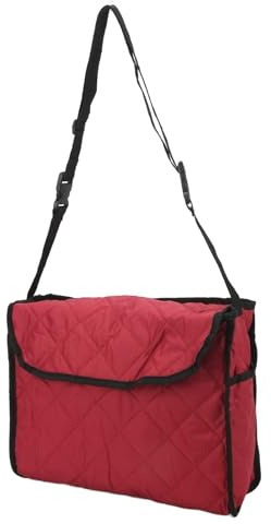 Cyrank Rollstuhl Rucksack Tasche, Rollstuhl hängende Aufbewahrungstasche Rollstuhl Tasche, Rollstuhl Organizer Aufbewahrungstasche Rollstuhl Seitentasche für Rollstühle und Spaziergänger(Burgund)