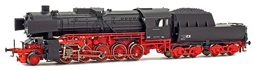 DR BR42 schwere Dampflokomotive mit 3 Frontleuchten, Periode III, Brown