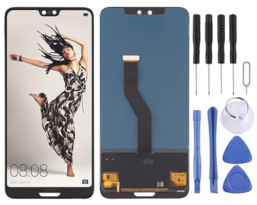 LIQC Pantalla LCD TFT LCD para Huawei P20 Pro con digitalizador de montaje completo para pantalla LCD