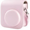 BriLumin Housse pour Instax Mini 12, de Housse Protection en Cuir PU Compatible avec Appareil Photo Instantané Instax Mini (Rose)
