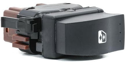 Bouton Interrupteur Commande de Lève Vitre DROIT (coté Passager) compatible pour Renault Trafic 2 Clio 2 Megane 2 Scénic 2 Master 2 Laguna 2 Primastar Interstar Movano A Vivaro A 8200057321