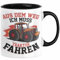 Bauer Landwirt Geschenk Tasse Aus Dem Weg Ich Muss Traktor Fahren Geschenkidee Jungs (Schwarz)