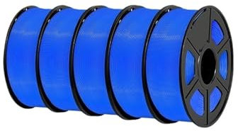 3D-Scan-Marker 5 kg PETG-Filament 1,75 mm for 3D-Druckerfilamente, durchscheinende 3D-Druckmaterialien, Vakuumbeutelverpackung Diffuse Reflexionsmarker für 3D-Scanner(BLUE PETG 5pcs)