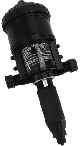 Eujgoov Adjustable Fertilizer Injector, Chemical Liquid Doser Dispenser Livestock Fertilizer Pump for G3/4 Male Threaded Pipe (0.2 to 2%)