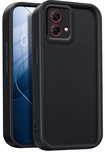 GOGME Funda para Motorola Moto G84 5G, Funda Protectora Completa de Silicona TPU Suave, Carcasa Antipolvo Prueba de Choques - Negro