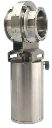 FSBNMNXPQ Pneumatisches Triclamp-Absperrventil aus Edelstahl mit pneumatischem Stellantrieb und Doppelhalterungen(1 1 4in)