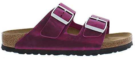 Birkenstock Sandali Arizona unisex, Festival Fucsia-rosso, 6 Women/4 Men