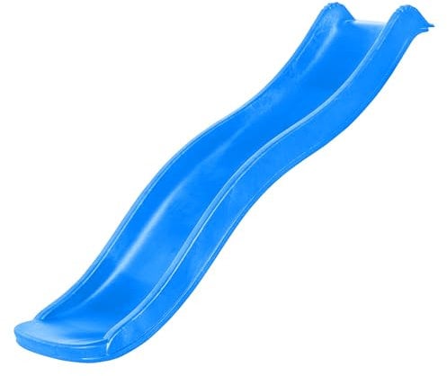 AXI Sky175 Rutsche mit Wasseranschluss Blau - 175 cm | Anbau Element für Kinder Spielturm/Spielhaus/Stelzenhaus | Wasserrutsche/Anbaurutsche für Podesthöhe 90 cm..