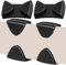 Brillenclips – Skihelm-Brillenclip | Rutschfester Schutzhelm-Skibrillengriff | 4 Stück Anti-Drop-Brillenclips | Mehrzweck-Brillenbandhalter | Skizubehör für Rucksäcke, Geldbörsen, Halsbänder und Gürte