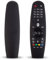 JAWUZ Custodia in Silicone Compatibile con LG Telecomando tv lg MR21GA MR24GN MR22GN MR23GN 2024 QNED Smart TV Magico Telecomando Guscio Protettiva Cover per LG Magic Remote Control (Nero)