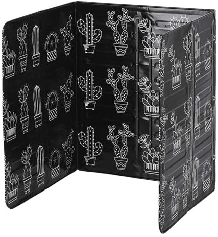 Ölspritzbildschirm Aluminium Folie Block Küchenschutz Gasherd Wand Schutz (Black Cactus)