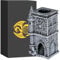 LKKCHER DESIGN D&D Castle Dice Tower, 3D Resin Rolling Trays, Fantasy Tabletop Game Accessories, Dragon Dice Tower Portable, Perfect for DND RPG, Gifts for Player (Dice Not Included)
