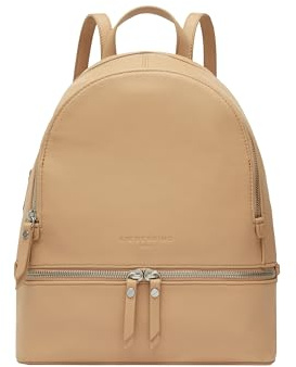 Liebeskind Berlin Rucksack „Alita“ I Hochwertiger Backpack aus weichem Rindsleder mit Reißverschlussfächern und verstellbarem Schulterriemen I Damen-Rucksack