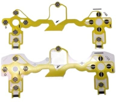 Lot de 200 câbles flexibles en ruban conducteur doré for manette de jeu PS4 020