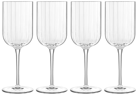 Bormioli Luigi Bach Set 4 Calici Vino Rosso 40 cl In Vetro Cristallino