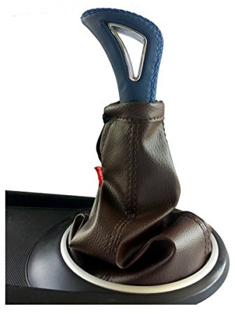 Akhan GKC111BB - Braun LEDER Schaltmanschette Manschette Schaltsack