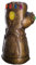 Rubies 200402NS Guante Infinito Con Piedras De Avengers Gauntlet, Boys Girls, Multicolour, One Size Halloween Halloween