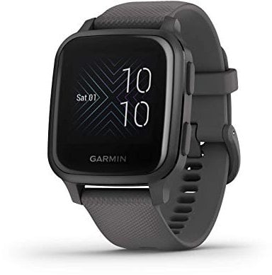 Garmin Venu Sq, GPS Smartwatch with Bright Touchscreen Display, Up to 6 Days of Battery Life, Black (010-02427-00)