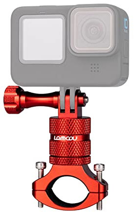 Lammcou Action Kamera Fahrrad Halterung für Go Pro, Metall Fahrrad Lenkerhalterung Befestigung für Hero 13 12 11 10 9 8 7 Max Yi Insta-360 X3 X2 Actioncam Rohr Stange Halter Bike Handlebar Mount