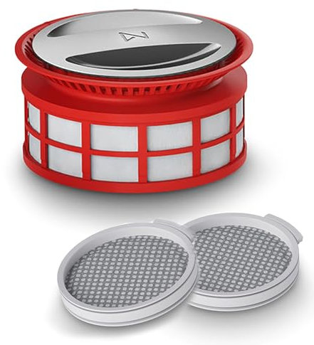 MODJUEGO Ersatzfilter für Vorder- und Rückseite aus Baumwolle, HEPA-Filter-Set für Roborock H6 kabellosen Staubsauger
