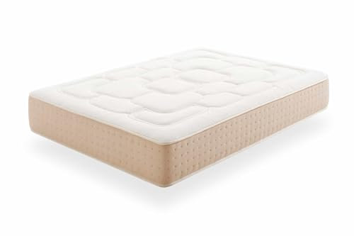 Moonia | Royal Prime-Matratze | 30 cm Dicke | Viskoelastisch + Viskosoft + Biotherm-Fasern | Pression Care System: Multizonen zur Erholung | Duo-System®- für individuelle Festigkeiten