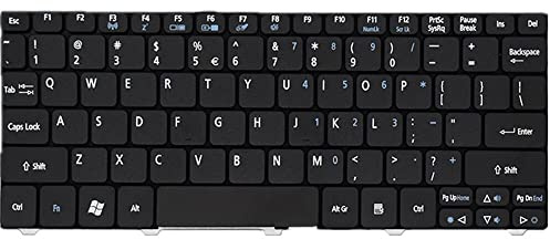 fqparts Replacement Laptop Keyboard For ACER For Aspire One D255 D255E Black US English Layout