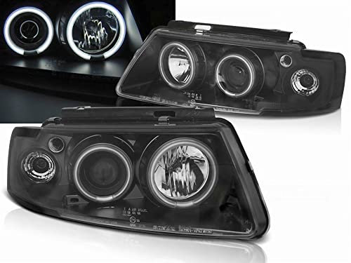 Angel Eyes Scheinwerfer Set CCFL schwarz für VW Passat B5 3B 96-08.2000