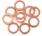 A ABSOPRO Cobre Arandela 14mm ID 20mm OD 1,5mm Sellado Anillo Junta (Juego de 10)