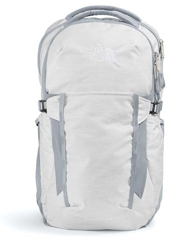 The North Face Women's Pivoter Everyday Laptop Backpack, TNF White Metallic Mélange/Mid Grey, One Size