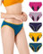 Neione Periodenunterschwäsche Menstruation Unterhosen Perioden Unterwäsche Damen Brazilian Slip Periodenslip Postpartum Panty 5er Pack Macaron XL