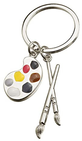 Artiste Peintre Pinceau Cadeau Porte-clés Clé Décoration Charme Marchandise Pour Clés