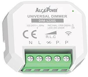 Smart Dimmer per accendere, spegnere e regolare lampade dimmerabili LED, CFL, ad incandescenza e alogene.Controllo luci da remoto tramite Tablet e Smartphone