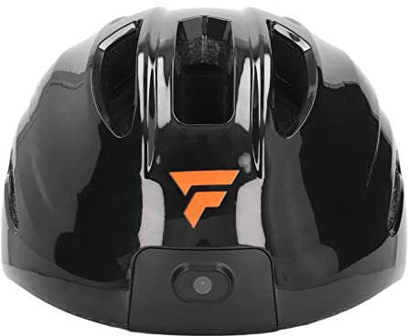 Huairdum Adult Smart Helmet, HD Image 1080P Camera Smart Bike Helmet for Outdoor Riding (Black)