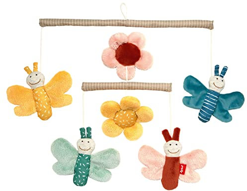 SIGIKID 43170 Mobile Schmetterling, yellow für Mädchen und Jungen von 0 bis 12 Monaten