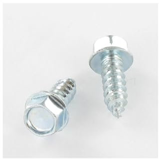 Vis tôle Tête hexagonale TH Embase collerette 6.3X16 Acier zingué-1 pièce