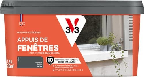 V33 Peinture pour appuis de fenêtres, Anthracite 2,5L