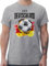 T-Shirt Herren - Fußball EM WM - Deutschland 2025 Germany - XL - Grau meliert - Deutschland-Trikot Fussball Shirt männer Europameisterschaft Deutschland. Tshirt en 2024 fu Ball Trikot