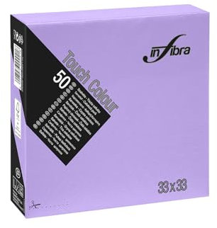 CELTEX-INFIBRA- Tovagliolo 2 veli- formato 33x33-24 confezioni da 50 pezzi- colore lilla