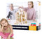 znutc Wood Marble Race Track - Wooden Ramps Track,Creative Funny Wooden Marble Maze Run STEM Learning For Boys Girls