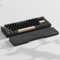 ATTACK SHARK 87 Keys CNC Acrylic Keyboard Wrist Rest,Transparent Palm Rest, 80% Layout Gaming Mechanical Keyboard Wrist Rest, Ergonomic Wrist Support for Offices, Homes, Anti-Slip Base -Black