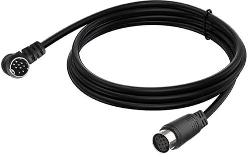 S Video Cable, Male to Female Extension, 9 Pin DIN Connector, 70.8In Plug Play Audio Visual Cord, Stable Signal Transfer for TV, Receiver, Monitor, VCR