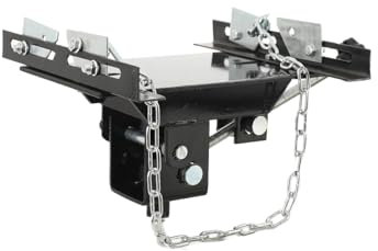 SUDEG Adaptateur de cric réglable, Adaptateur de Prise de Transmission 1100lbs / 0.5T pour Voitures, Camions et Autres Véhicules, Longueur de Chaîne: 55cm, Alésage: 28mm