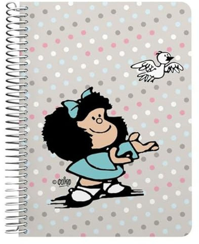 Mafalda Bird Notizbuch, mehrfarbig, Viertel, 80 Blatt, Marke EAN: 8413623171460