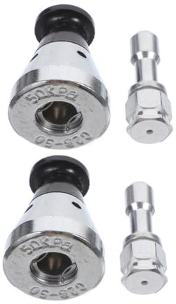 BRIGHTFUFU 2sets Valvola di Sicurezza per Pentola Pressione con Asta di Scarico Regolatore di Pressione per Accessori per