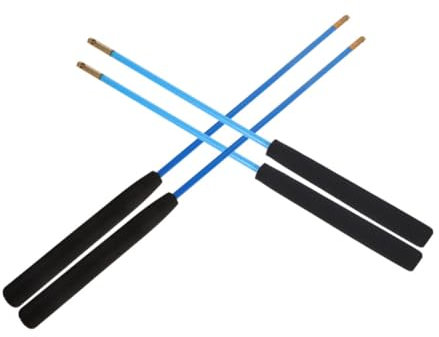 Mikikit 2paare Ersatz-diabolo-handstäbe Für Senioren Professionelle Jonglier-diabolo-Sticks Mit Schnurloch rutschfeste Griff-diabolo-stäbe Für Regelmäßige Bewegung Zu Hause Park